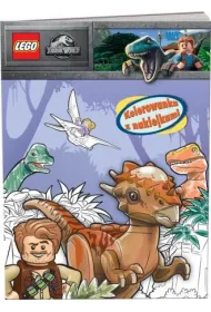 Lego Jurassic World Kolorowanka z naklejkami