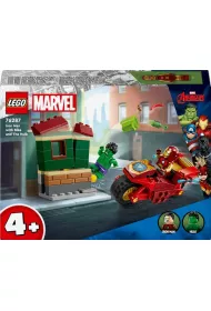 LEGO Super Heroes Marvel Iron Man z motocyklem i Hulk 76287
