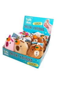 Display Breloki ToysInn Kapibara Squishy mix wzorw 12 szt.
