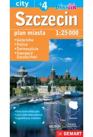 Szczecin plastik Plan miasta 1:25000