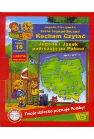 Kocham czyta. Pakiet 18 zeszytw (31-48) czerwony