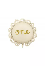 PartyDeco Balon foliowy pastylka z falbank� One 51,5x51,5cm