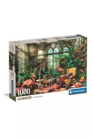 Puzzle 1000 The Greenhouse Library Clementoni
