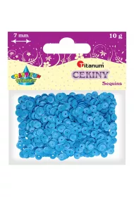 Titanum Cekiny okr�g�e pastelowe 7 mm