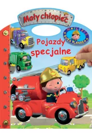 Ma�y ch�opiec. Naklejki z du�� plansz�. Pojazdy specjalne