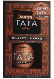 Pan Dragon Zestaw Kubek + skarpety So macho Tata