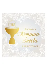 Kukartka Zaproszenie Komunia 5 szt.