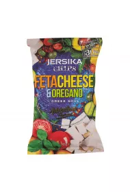 Jersika Chipsy ziemniaczane o smaku sera saatkowego z oregano 90 g