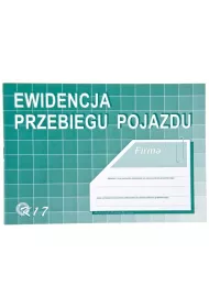 Michalczyk i Prokop Druk Ewidencja przebiegu pojazdu A5