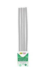 Klej do pistoletu na gor�co krystalicznie przezroczysty 11mmx 300mm  blister 4szt.  Happy Color