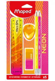 Maped Zestaw artuku��w szkolnych neon 5el