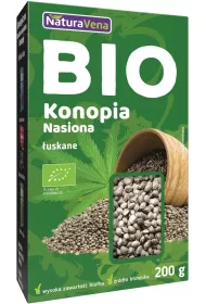 NaturaVena Nasiona konopi �uskane 200 g Bio
