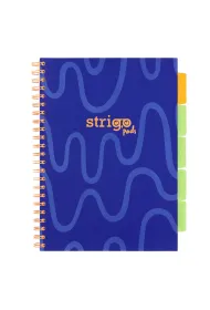 Strigo Ko�ozeszyt Pads A4 Neon granatowy kratka 100 kartek