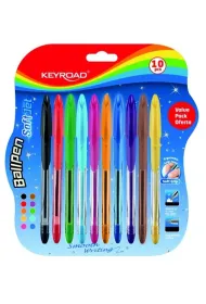 Keyroad D�ugopis soft jet 0,7 mm, 10 kolor�w