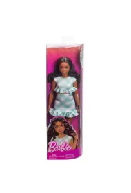 Barbie Fashionistas Lalka Sukienka zielona kratka Mattel