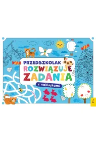 Przedszkolak rozwi�zuje zadania. Zeszyt niebieski