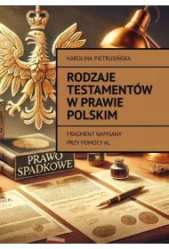 eBook Rodzaje testamentw wprawie polskim mobi epub