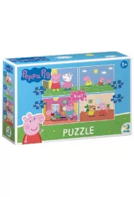 Puzzle 4w1 - Peppa Pig (16+20+36+54 el.) Dodo