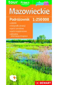 Podr�ownik. Mapa wojew�dztwa - Mazowieckie 1:250 000