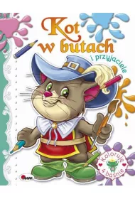 Koloruj� 4 ba�nie Kot w butach i przyjaciele