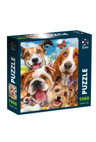 Puzzle 1000 el. Psie selfie Roter Kafer