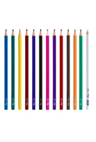 Easy Stationery Kredki z gumk� 12 kolor�w EASY