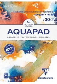Clairefontaine Blok A3 akwarelowy aquapad 300g 30ark
