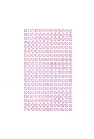 Dalprint Kryszta�ki samoprzylepne Light pink 6 mm 260 szt.