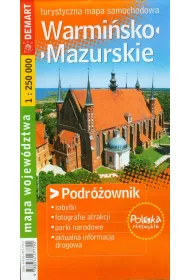 Podr�ownik. Mapa wojew�dztwa - Warmi�sko-mazurskie 1:250 000