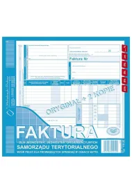 Michalczyk i Prokop Faktura 2/3 A4 dla jedostek samorz�du terytorialnego - wz�r pe�ny dla prowadz�cych sprzeda� w cenach netto