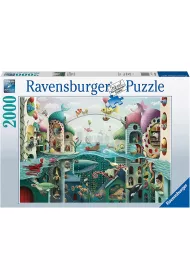Puzzle 2000 el. 2D Gdyby ryby umia�y m�wi� 16823 Ravensburger