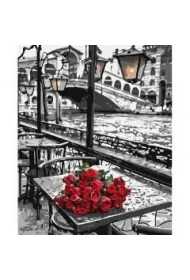 Koh-I-Noor Malowanie po numerach - R�e na stoliku 40x50cm