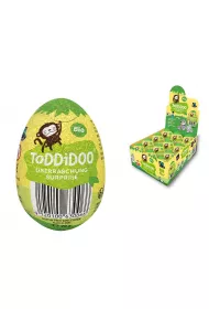 Toddidoo Jajko niespodzianka czekoladowe fair trade bezglutenowe 20 g Bio