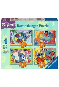 Puzzle dla dzieci 4w1 Disney Stitch Ravensburger