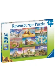 Puzzle 200 el. Monumentalne budynki Ravensburger