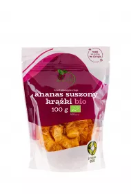 BioLife Ananas suszony krki 100 g Bio