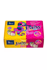 Tetis Farby plakatowe fluorescencyjne 6 x 20 ml