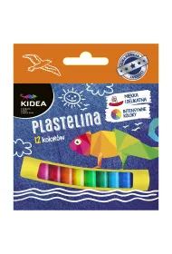 Derform Plastelina KIDEA 12 kolor�w