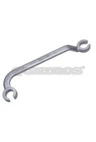 Quatros QS20812 Klucz oczkowy otwarty 17mm do przewod�w paliwowych