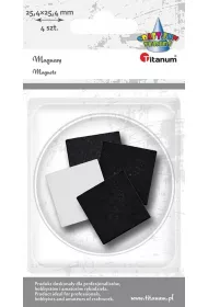 Titanum Magnesy samoprzylene kwadratowe 4 szt.