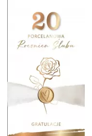 Armin Style Karnet Rocznica �lubu 20 - porcelanowa