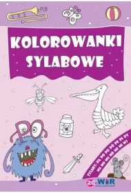 Kolorowanki sylabowe - Sylaby ze sp�g�oskami P i M