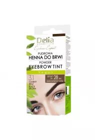 Delia Pudrowa henna do brwi 3.1 Czarny Brz 4 g
