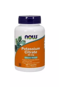Now Foods Potassium Citrate (Cytrynian Potasu) 99mg suplement diety 180 kaps.