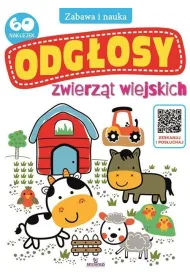Odg�osy zwierz�t wiejskich - kolorowanka z kodem QR