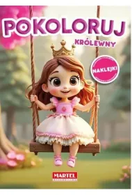 Pokoloruj. Kr�lewny z naklejkami