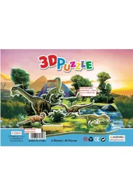 Puzzle 3D 46 el. Dinozaury O-press