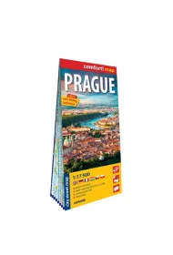 Prague city street map 1:17 500 laminat 2023