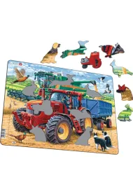 Puzzle Larsen kombajn i ci�gnik LA-PG9P 36140 Tactic