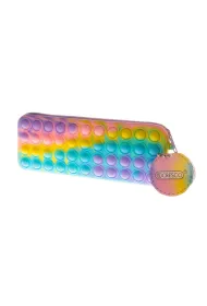 Cresco Pi�rnik szkolny silikonowy Rainbow